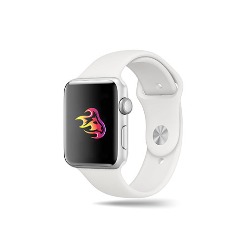 Horse Logo logo on a smart watch mockup