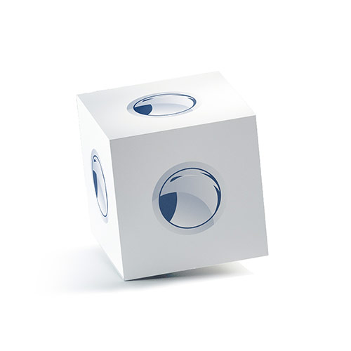 Eagle Logo logo on a 3D square box mockup