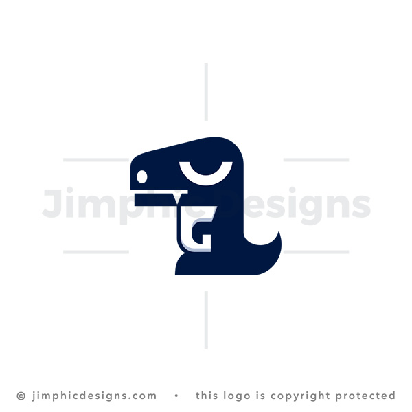 Letter G Dinosaur Logo
