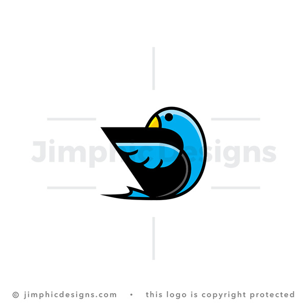 Letter B Bird Logo