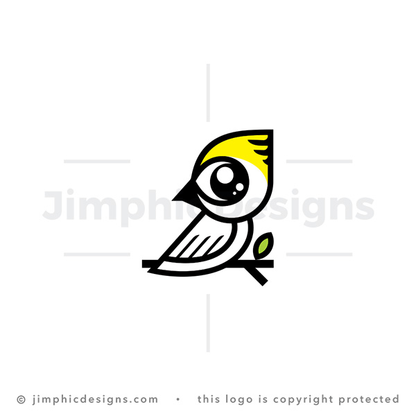 Cute Cockatoo Bird Logo