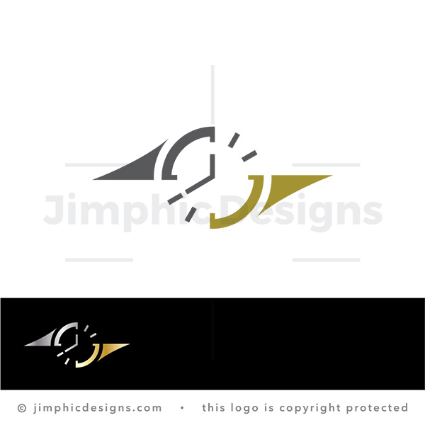 Luxury Gold and Silver Watch Logo