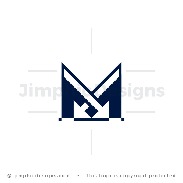 Letter M Arrows Logo