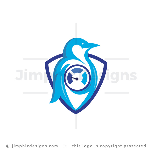 Penguin Shield Temperature Gauge Logo