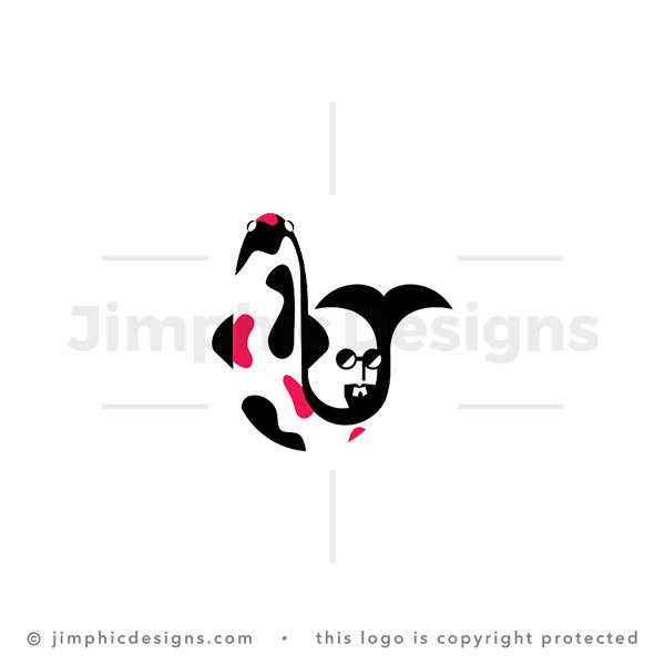 Koi Fish Man Logo
