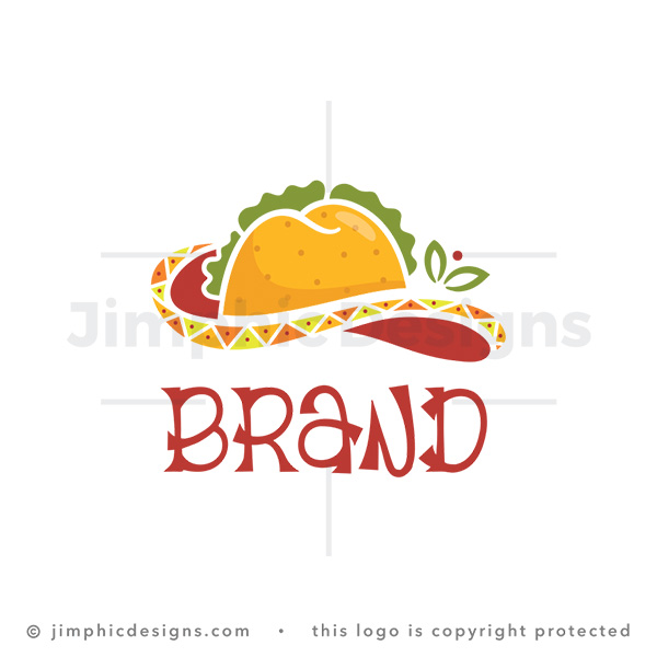 layful Taco Mexican Sombrero Hat Logo