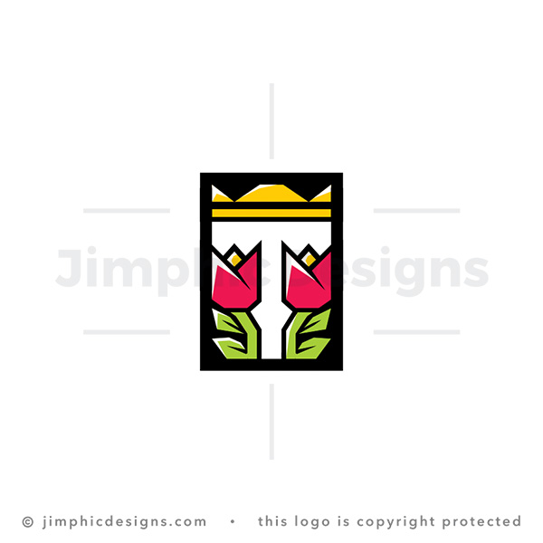 Floral Letter T Logo