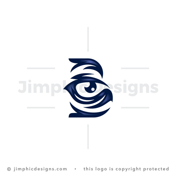 Letter B Eye Logo