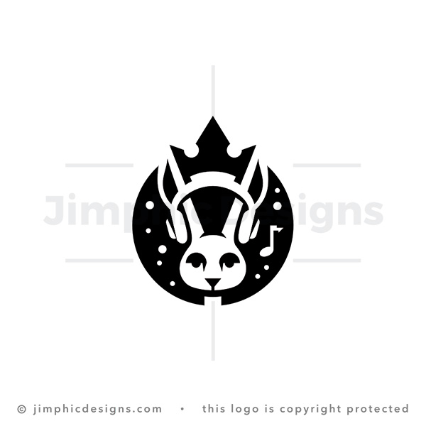 Music King Bunny Logo