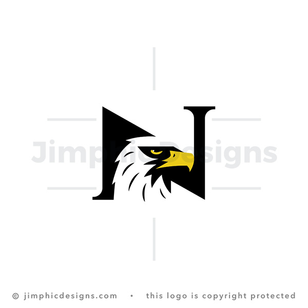 Letter N Eagle Logo