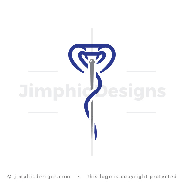Medical Caduceus Serpent Logo