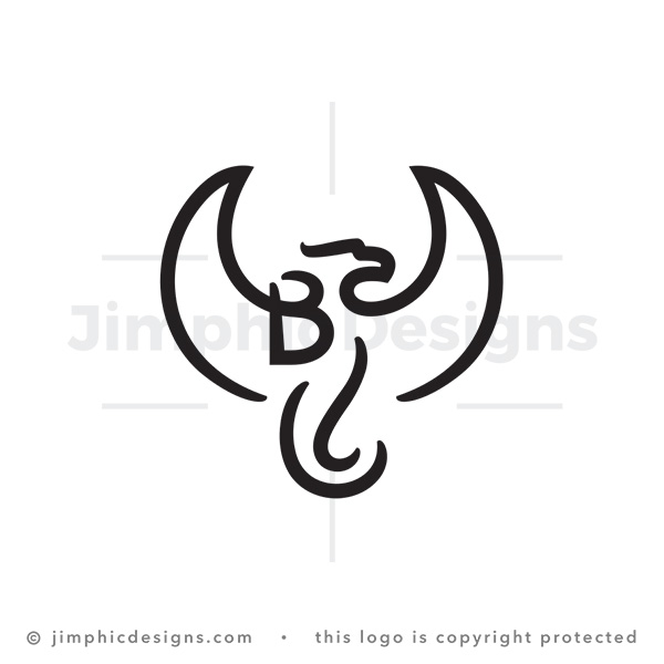 Letter B Eagle Logo