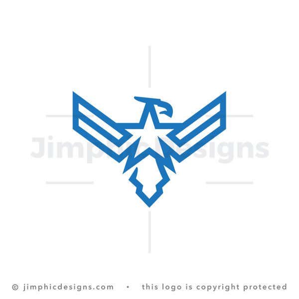 Blue Star Eagle Logo