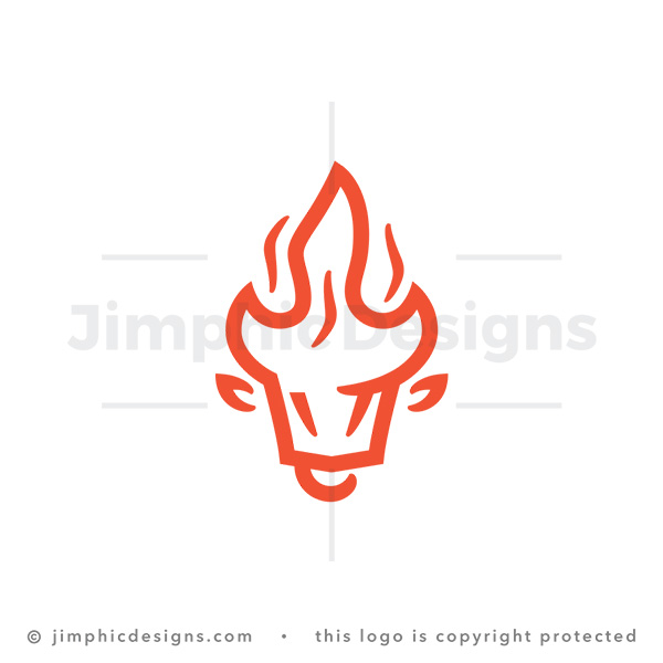 Flame Bull Logo