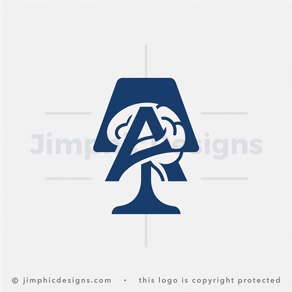 Brain Lamp Letter A