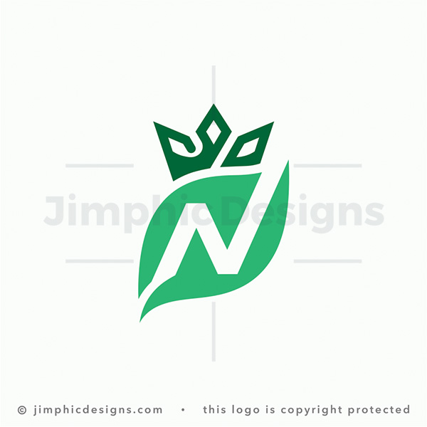 Royal Leaf Letter N