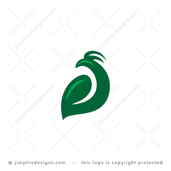 Exclusive Eagle Leaf Logo for sale - trademark-ready design for your branding