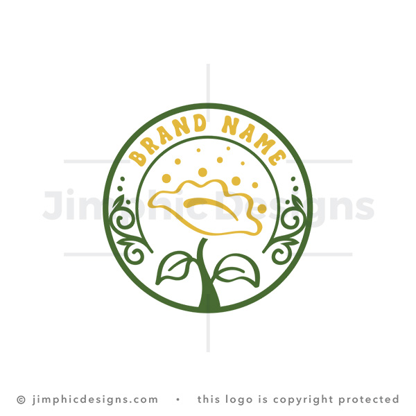 Organic Dumpling Dim Sum Asian Food Cuisine Logo