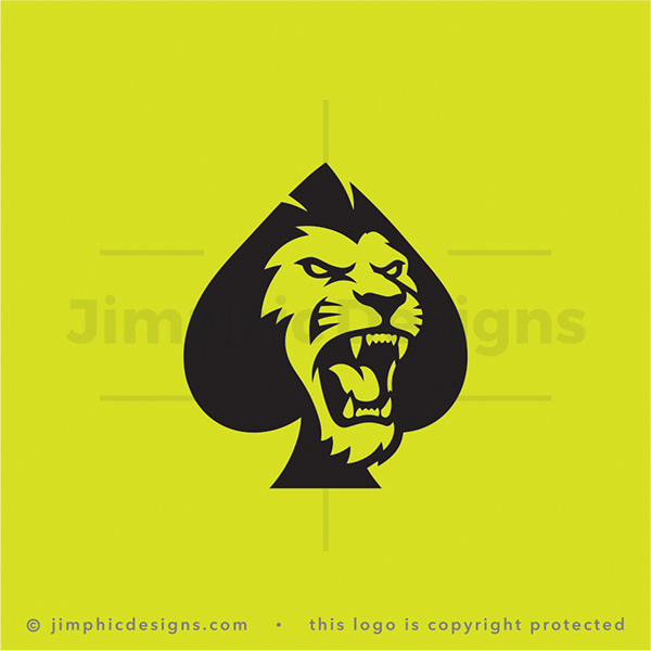 Ace Lion Spade Mascot