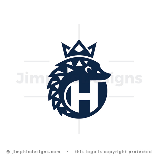 Royal Hedgehog Letter H