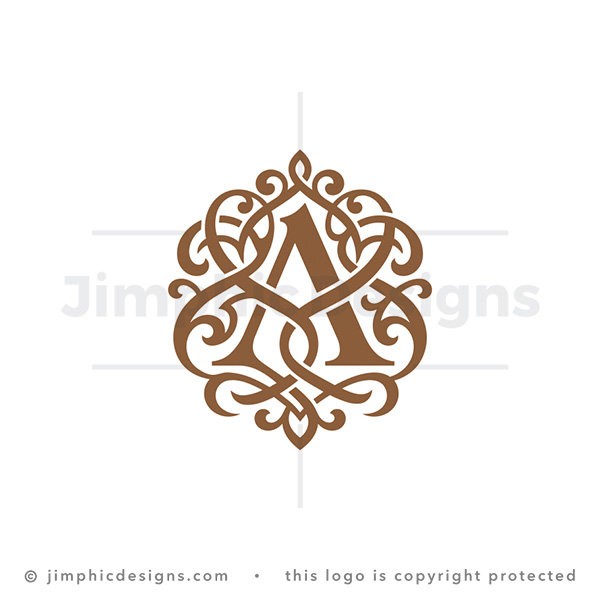 Luxury Ornamental Letter A Monogram