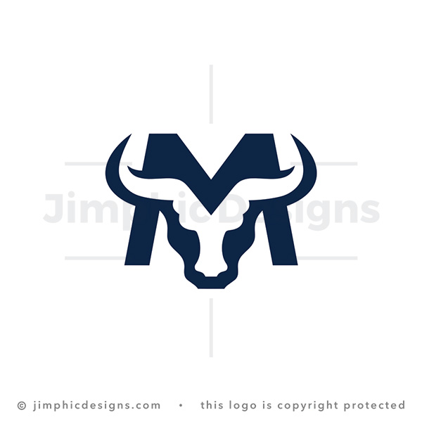 Bull Letter M Monogram