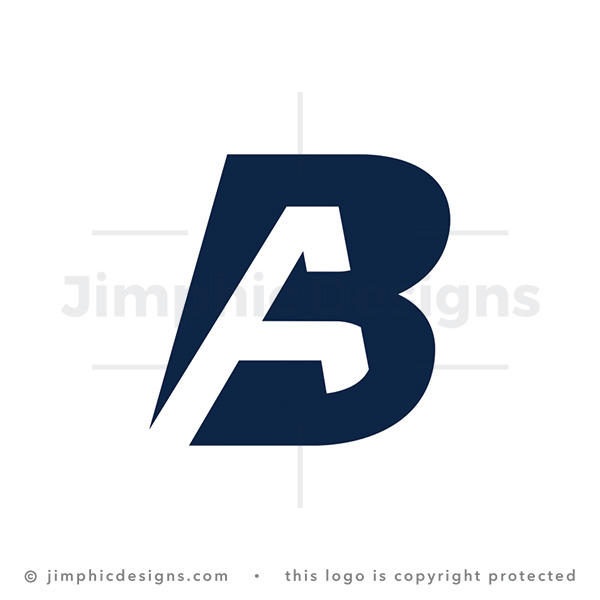 Modern AB Letter Monogram