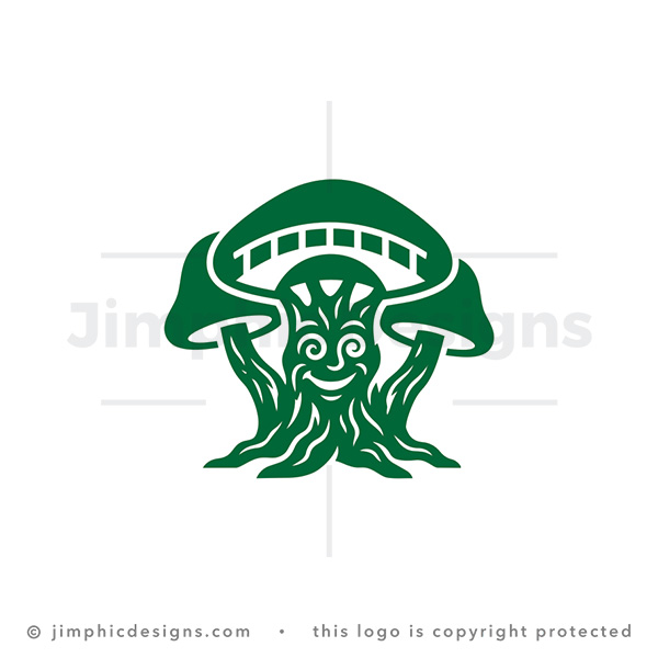 Mushroom Bridge Forest Mascot