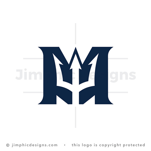 Trident Letter M Monogram