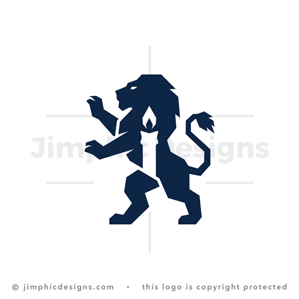 Royal Lion Candle Heritage Emblem