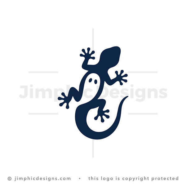 Gecko Ghost Mascot Emblem