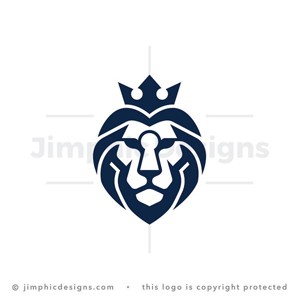 Royal Lion Keyhole Security Emblem
