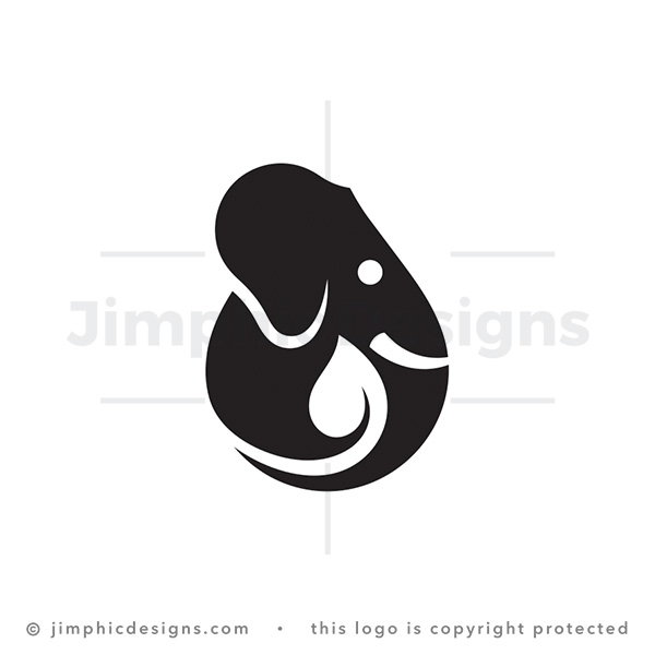 Eco Elephant Leaf Emblem