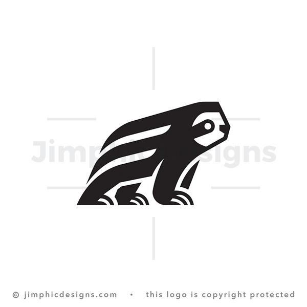 Sloth Letter F Monogram