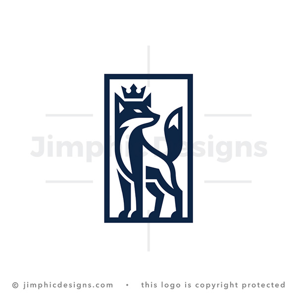 Royal Fox Crest Emblem