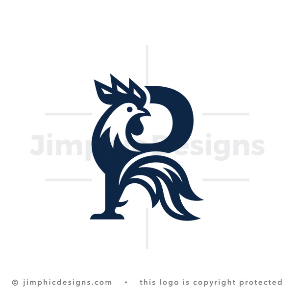 Rooster Letter R Monogram