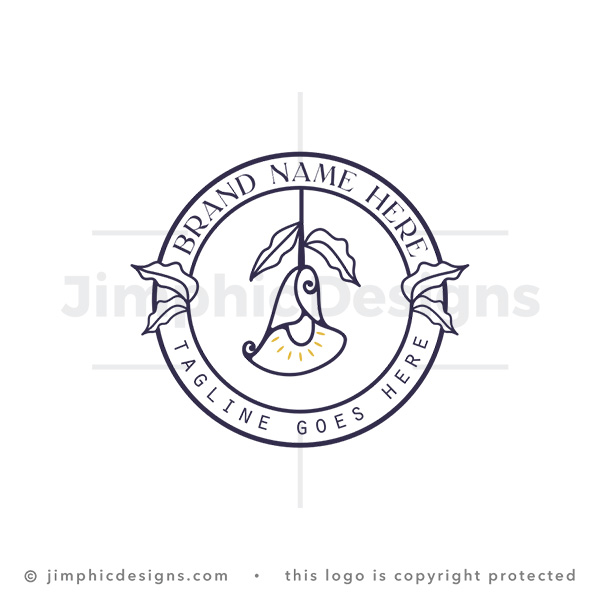 Calla Lily Flower Boutique Lighting Lamp Logo