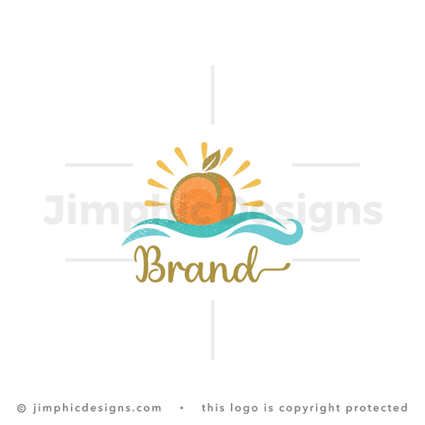 Peach Sun Coastal Organic Juice Logo