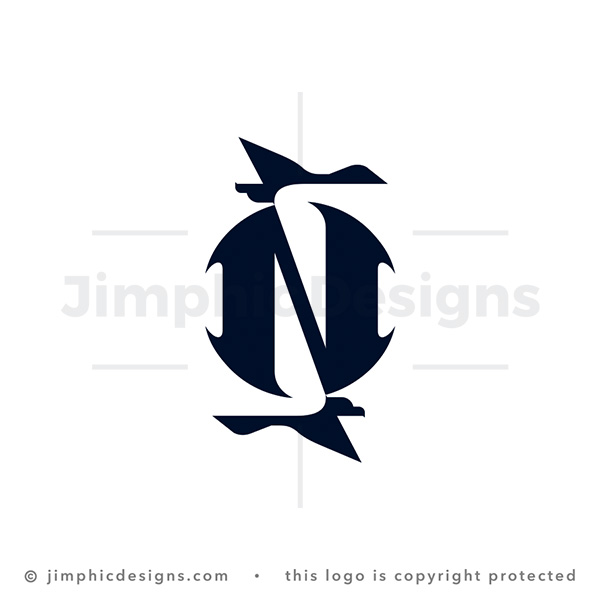Letter N Birds Logo