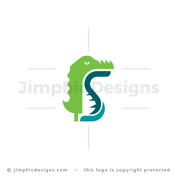 Letter S Dino Logo