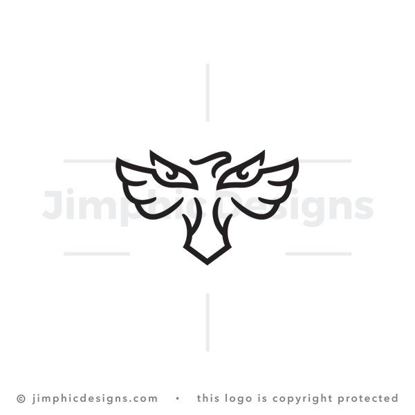 Exclusive Eyes Eagle Logo logo for sale — trademark-ready branding design