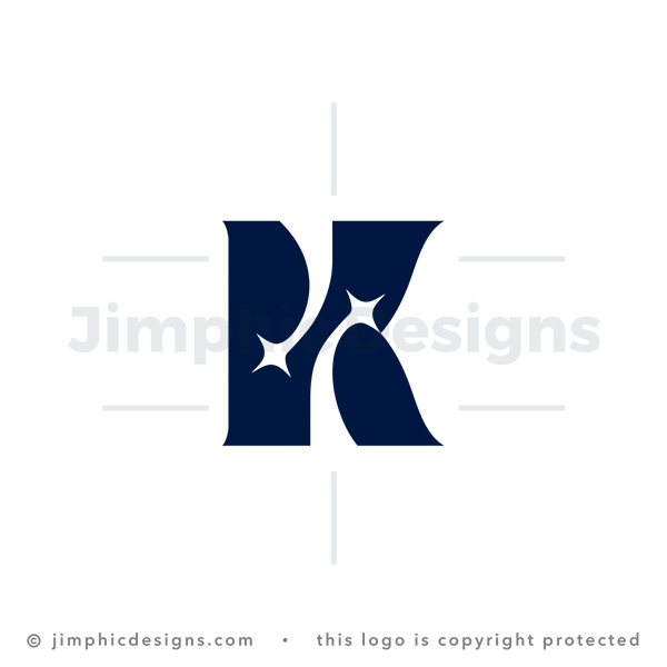 Letter K Star Logo