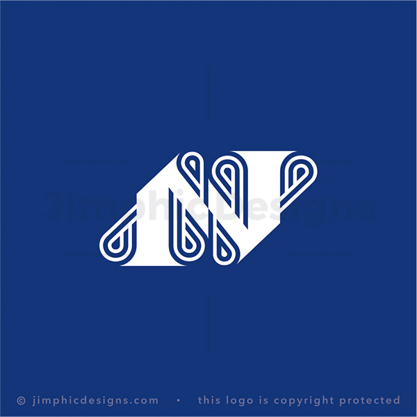 Letter N Drops Logo