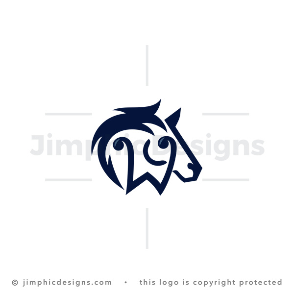 Letter W Horse Logo