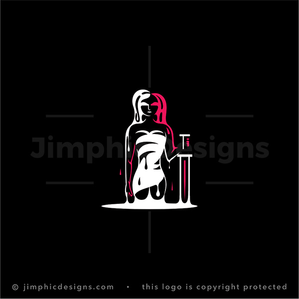 Female Sword Warrior Logo