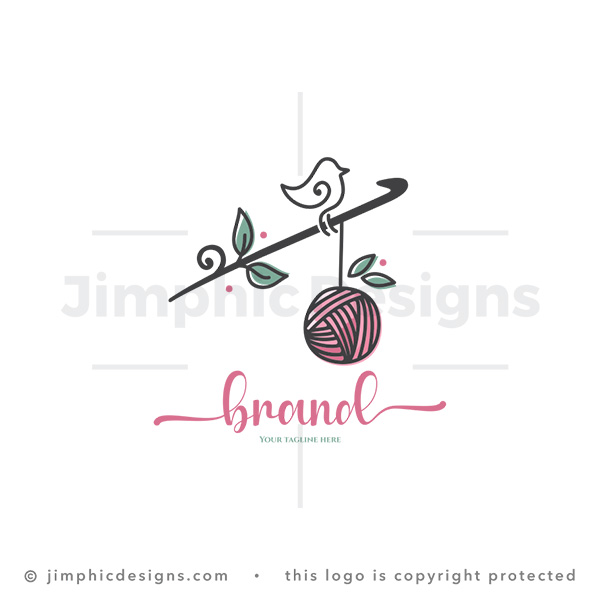 Handmade Crochet Yarn Craft Studio Logo