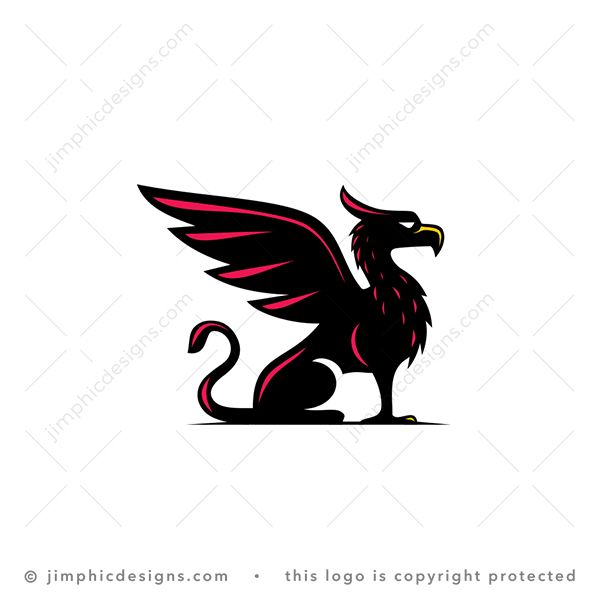 Exclusive Griffin Logo for sale - trademark-ready design for your branding