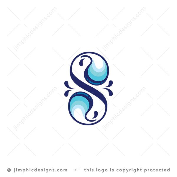 Letter S Water Logo