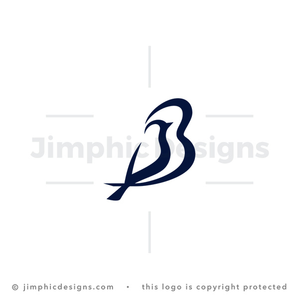 Letter B Bird Logo