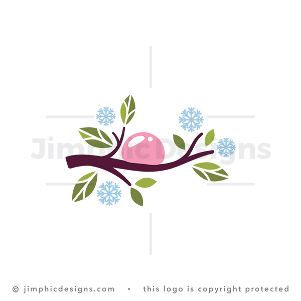 Organic Cool Blossom Mochi Branch